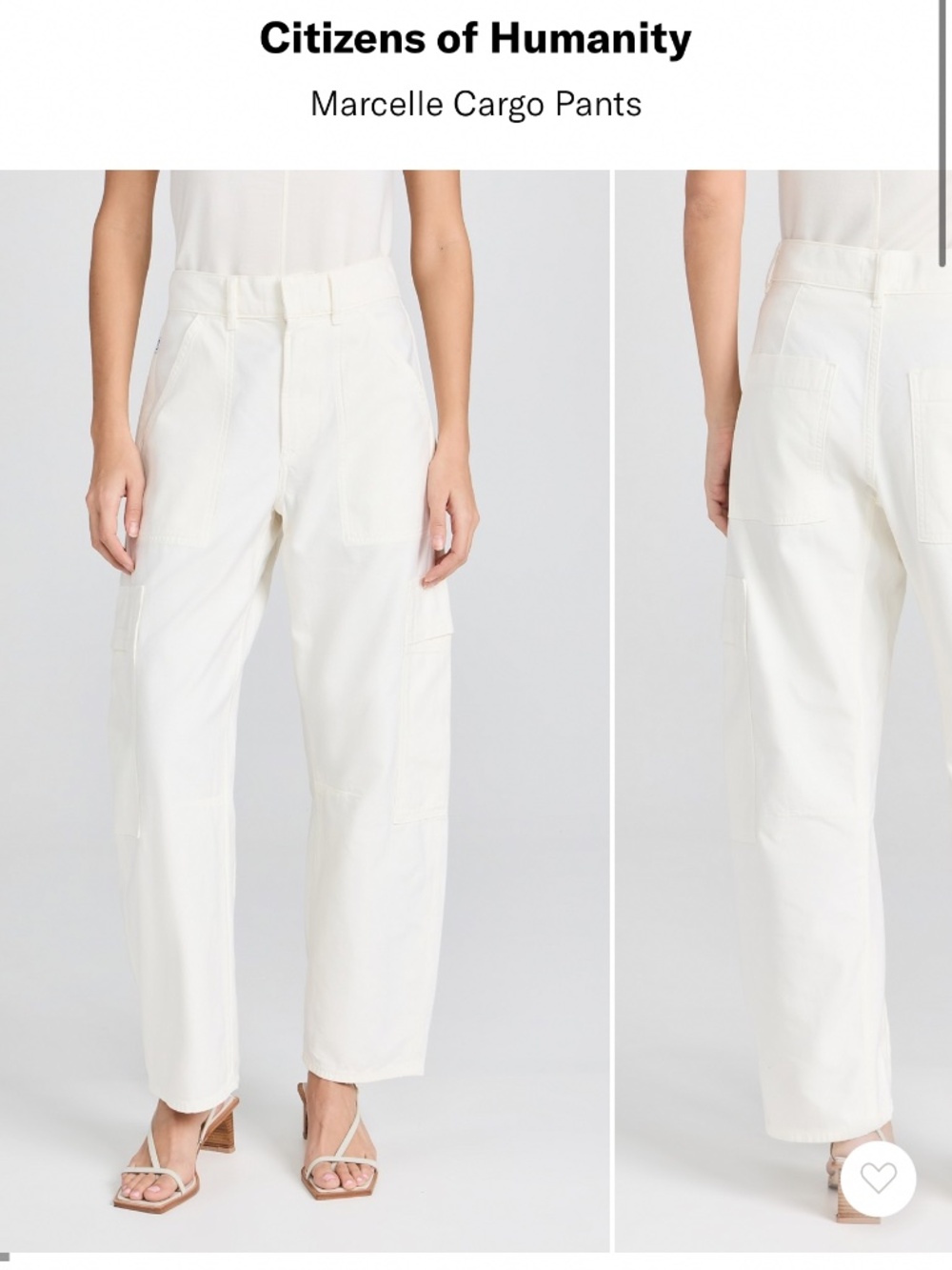 Citizens of Humanity Marcelle Cargo Barrel Pants